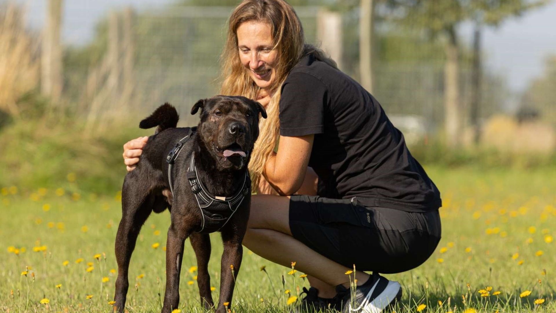  Billede af Max med internatleder Nadja Frandsen