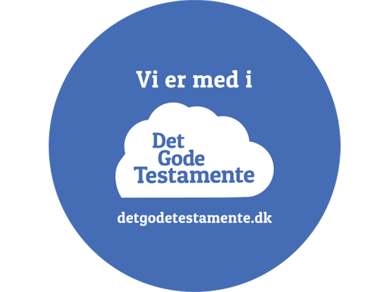 Det gode testamente logo